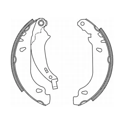 ABE fékpofakészlet - C0P019ABE - TothCarparts
