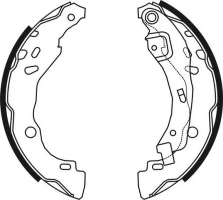 ABE fékpofakészlet - C0R023ABE - TothCarparts