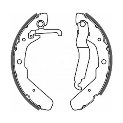 ABE fékpofakészlet - C0W003ABE - TothCarparts