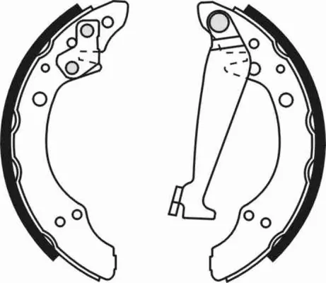 ABE fékpofakészlet - C0W009ABE - TothCarparts