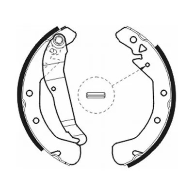 ABE fékpofakészlet - C0X009ABE - TothCarparts