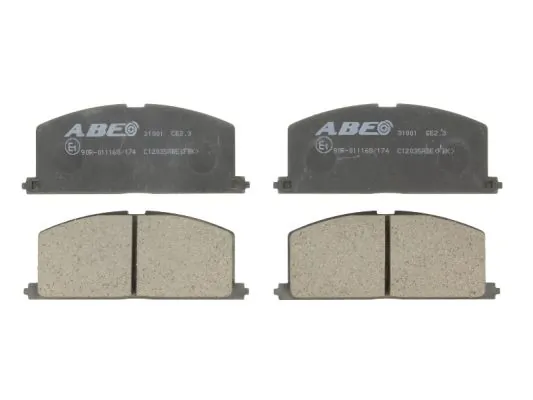 ABE fékbetétkészlet, tárcsafék - C12035ABE - TothCarparts