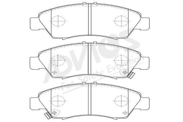 ADVICS-SEA fékbetétkészlet, tárcsafék - C1N020Y - TothCarparts