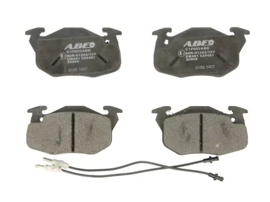 ABE fékbetétkészlet, tárcsafék - C1P005ABE - TothCarparts