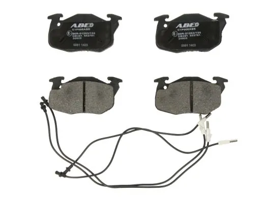 ABE fékbetétkészlet, tárcsafék - C1P006ABE - TothCarparts