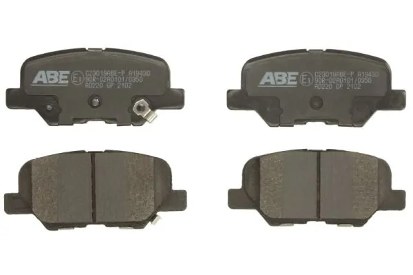ABE fékbetétkészlet, tárcsafék - C23019ABE-P - TothCarparts