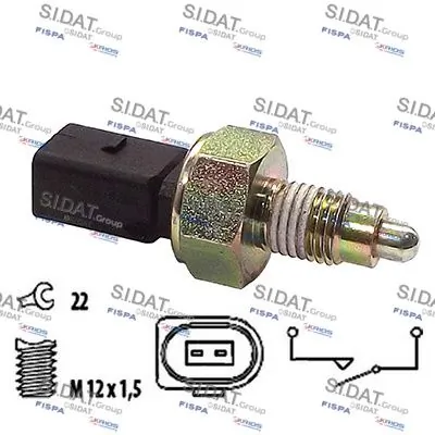 AUTOTEAM kapcsoló, tolatólámpa - C234166 - TothCarparts