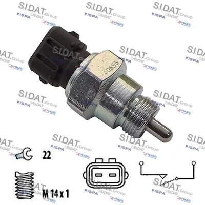 AUTOTEAM kapcsoló, tolatólámpa - C234227A2 - TothCarparts