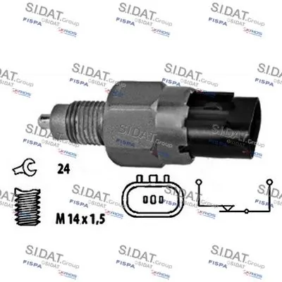 AUTOTEAM kapcsoló, tolatólámpa - C234275 - TothCarparts