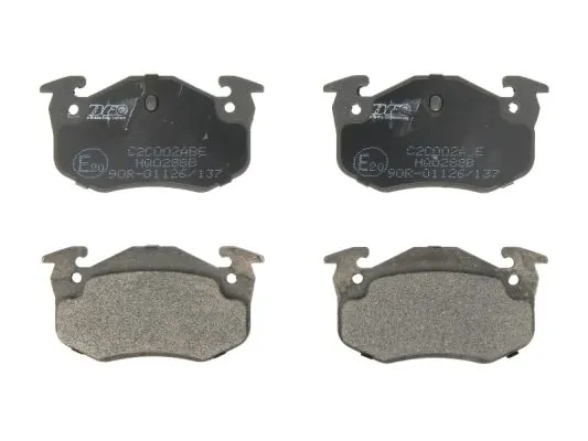 ABE fékbetétkészlet, tárcsafék - C2C002ABE - TothCarparts