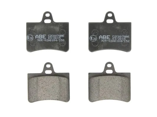 ABE fékbetétkészlet, tárcsafék - C2C007ABE - TothCarparts