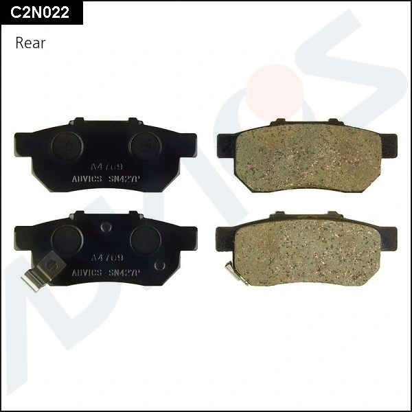 ADVICS fékbetétkészlet, tárcsafék - C2N022 - TothCarparts