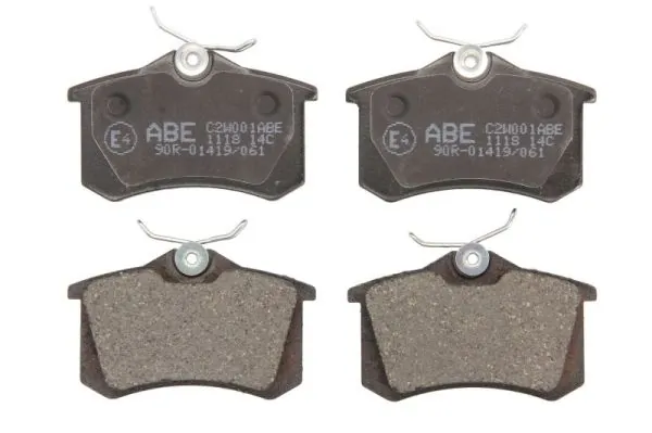 ABE fékbetétkészlet, tárcsafék - C2W001ABE - TothCarparts