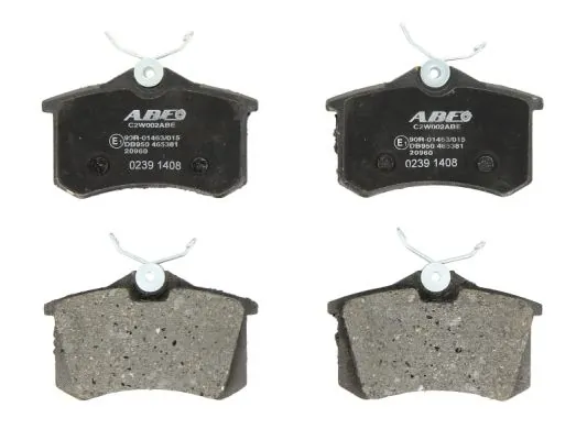 ABE fékbetétkészlet, tárcsafék - C2W002ABE - TothCarparts