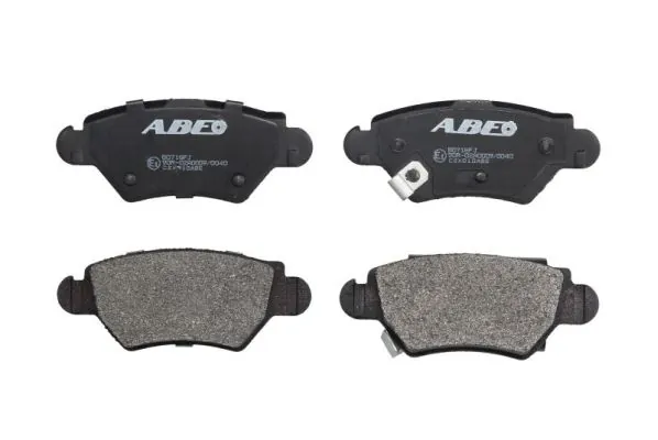 ABE fékbetétkészlet, tárcsafék - C2X010ABE - TothCarparts