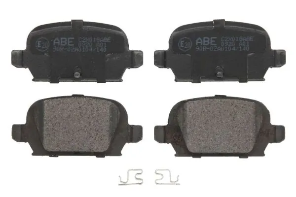ABE fékbetétkészlet, tárcsafék - C2X018ABE - TothCarparts