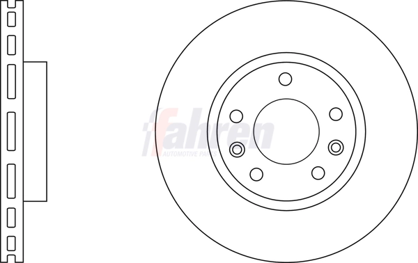 Fahren féktárcsa - FBD6793 - TothCarparts