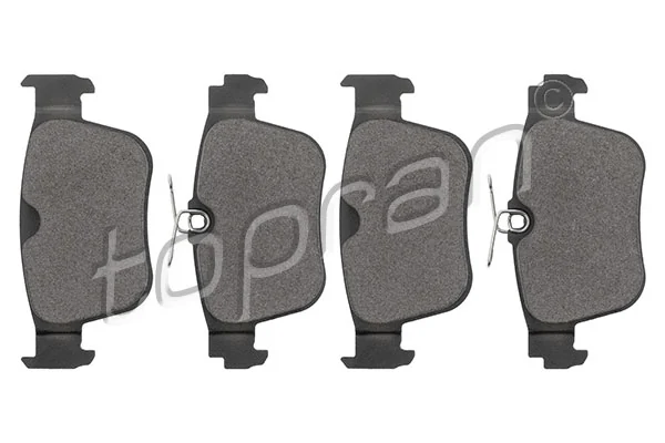TOPRAN fékbetétkészlet, tárcsafék - 120 277 - TothCarparts
