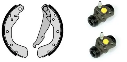 ANDEL fékpofakészlet - A6248 - TothCarparts
