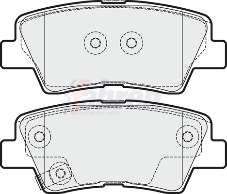 Fahren fékbetétkészlet, tárcsafék - FBP3374 - TothCarparts