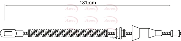 APEC huzal, rögzítőfék - CAB1453 - TothCarparts