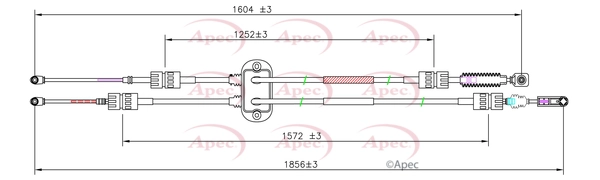 APEC váltó bovden - CAB7032 - TothCarparts
