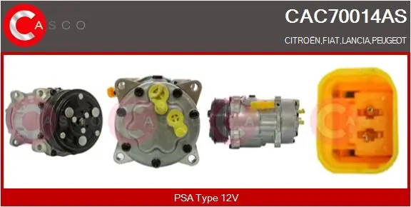 CASCO kompresszor, klíma - CAC70014AS - TothCarparts