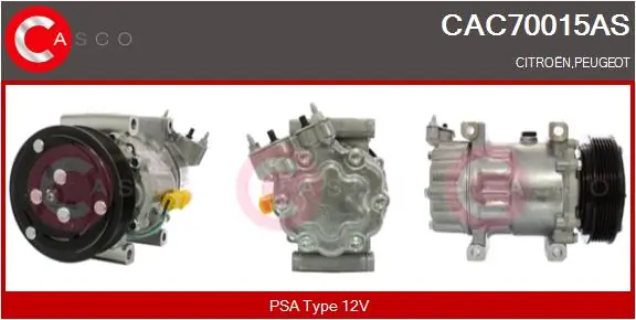 CASCO kompresszor, klíma - CAC70015AS - TothCarparts