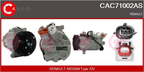 CASCO kompresszor, klíma - CAC71002AS - TothCarparts