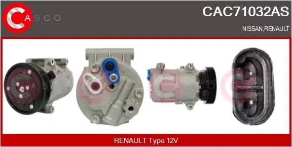 CASCO kompresszor, klíma - CAC71032AS - TothCarparts