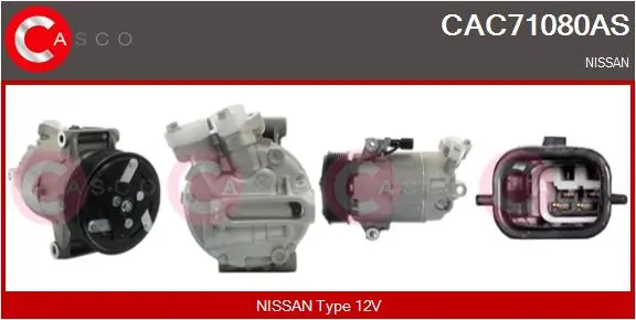CASCO kompresszor, klíma - CAC71080AS - TothCarparts