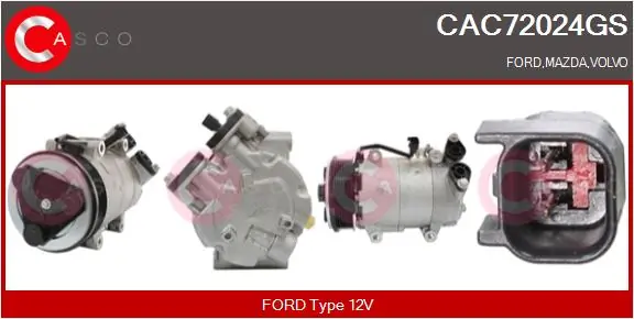 CASCO kompresszor, klíma - CAC72024GS - TothCarparts