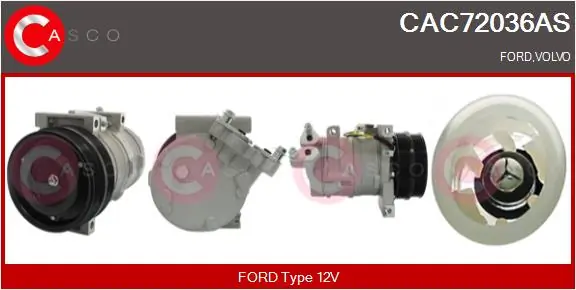 CASCO kompresszor, klíma - CAC72036AS - TothCarparts