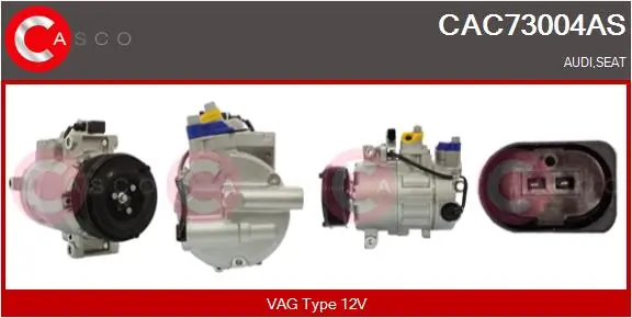 CASCO kompresszor, klíma - CAC73004AS - TothCarparts