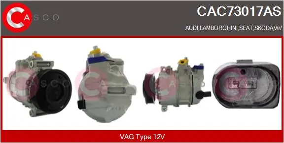 CASCO kompresszor, klíma - CAC73017AS - TothCarparts
