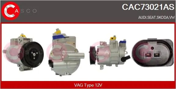 CASCO kompresszor, klíma - CAC73021AS - TothCarparts