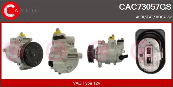 CASCO kompresszor, klíma - CAC73057GS - TothCarparts