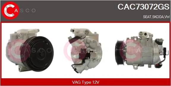 CASCO kompresszor, klíma - CAC73072GS - TothCarparts