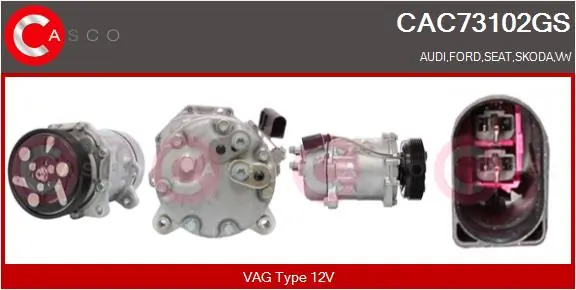 CASCO kompresszor, klíma - CAC73102GS - TothCarparts