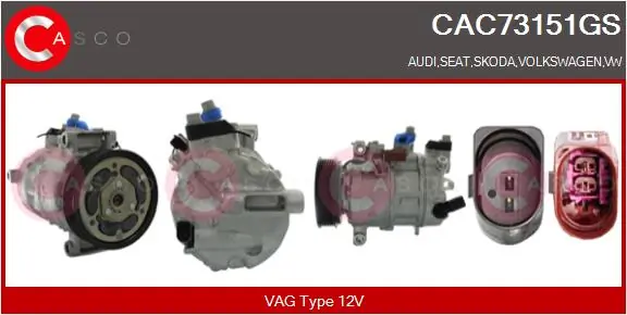 CASCO kompresszor, klíma - CAC73151GS - TothCarparts