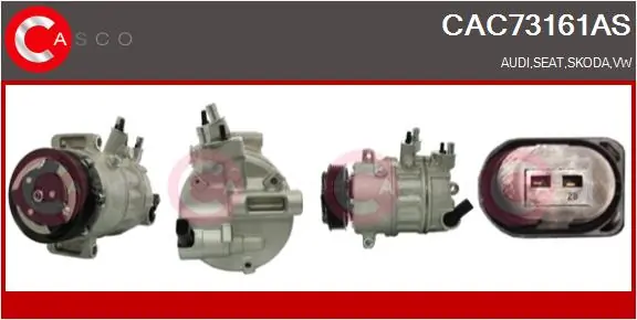CASCO kompresszor, klíma - CAC73161AS - TothCarparts