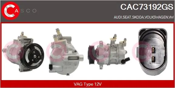 CASCO kompresszor, klíma - CAC73192GS - TothCarparts