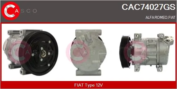CASCO kompresszor, klíma - CAC74027GS - TothCarparts
