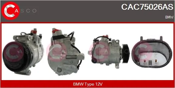 CASCO kompresszor, klíma - CAC75026AS - TothCarparts