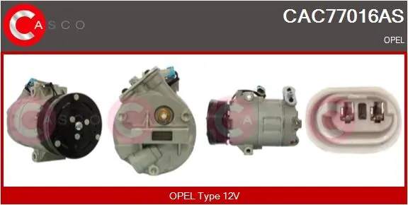 CASCO kompresszor, klíma - CAC77016AS - TothCarparts