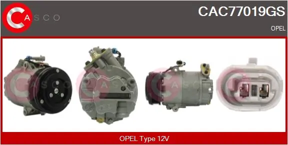 CASCO kompresszor, klíma - CAC77019GS - TothCarparts