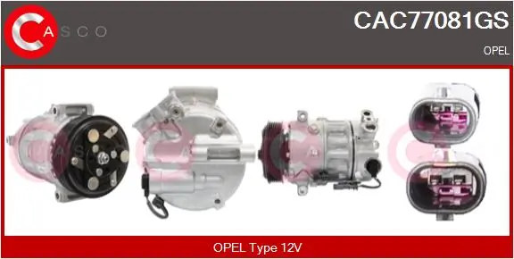 CASCO kompresszor, klíma - CAC77081GS - TothCarparts