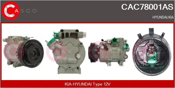 CASCO kompresszor, klíma - CAC78001AS - TothCarparts