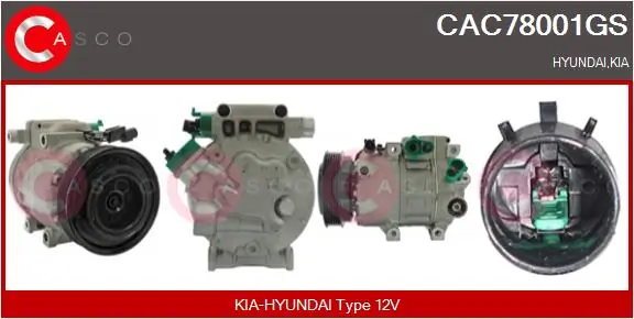 CASCO kompresszor, klíma - CAC78001GS - TothCarparts