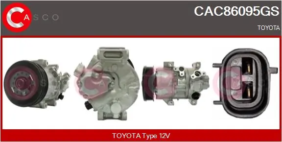 CASCO kompresszor, klíma - CAC86095GS - TothCarparts
